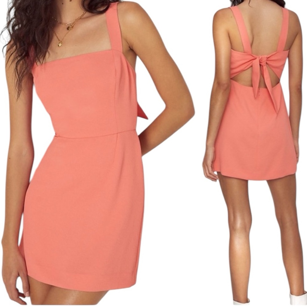 Wilfred Coral Mini Dress - Picture 2 of 6